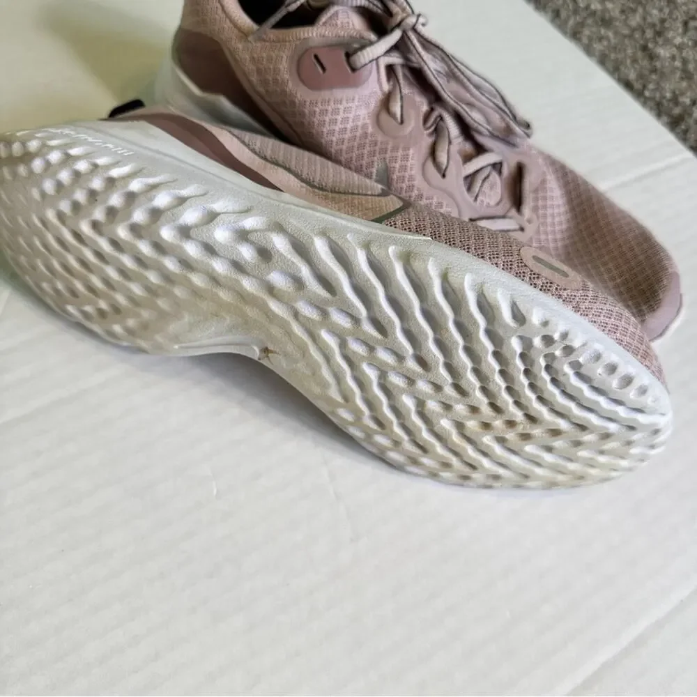 Nike Renew Pink Mesh Running Shoes Sneakers Womens 9 Casual Classic Comfort